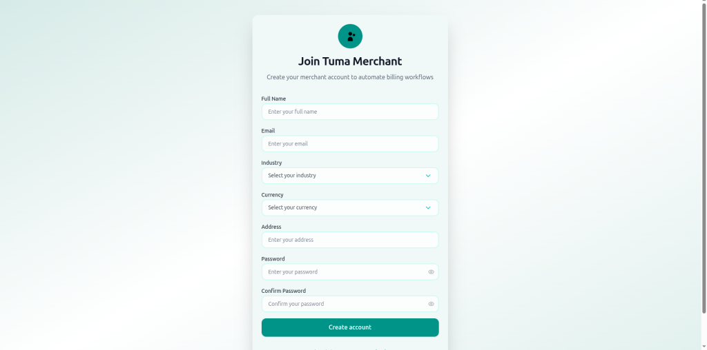 Ecobank API sign up