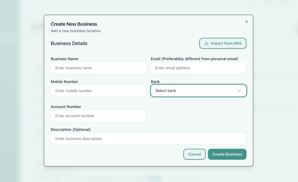 Integrating MPESA, local banks with Zoho books