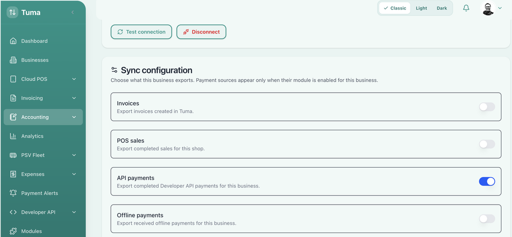 Payment sources for Zoho Books mpesa bank integration